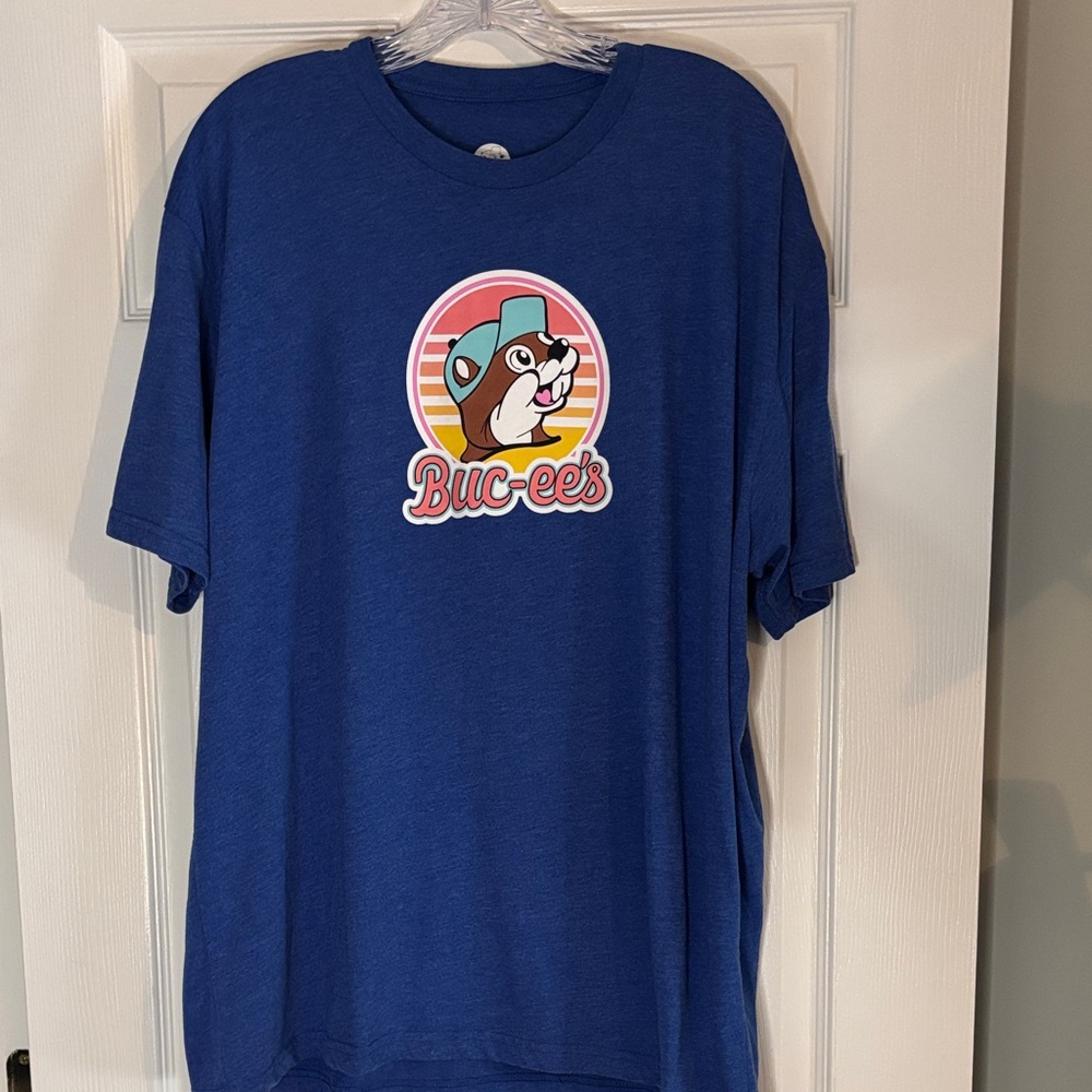 New Buc-ee's Blue Short Sleeve Women's Tee